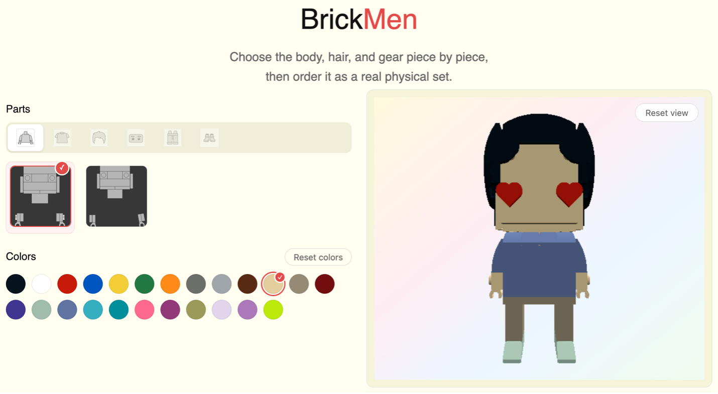 How We Built a Tool to Create Your Own Custom Brick Figure